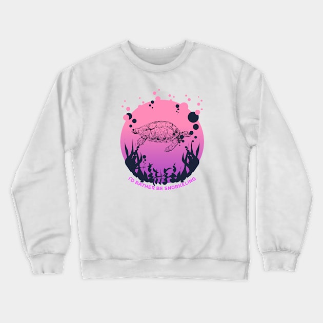 Snorkeling Crewneck Sweatshirt by Mountain Morning Graphics